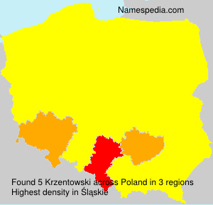 Surname Krzentowski in Poland Surname Krzentowski in Poland
