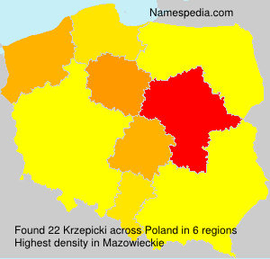 Surname Krzepicki in Poland Surname Krzepicki in Poland