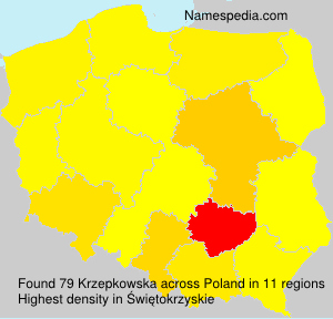 Surname Krzepkowska in Poland Surname Krzepkowska in Poland