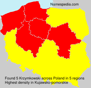 Surname Krzymkowski in Poland Surname Krzymkowski in Poland