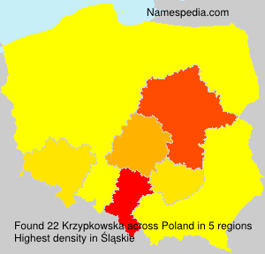 Surname Krzypkowska in Poland Surname Krzypkowska in Poland