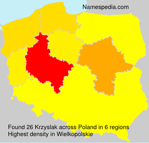 Surname Krzyslak in Poland Surname Krzyslak in Poland