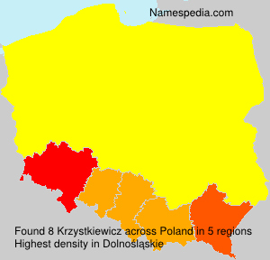 Surname Krzystkiewicz in Poland Surname Krzystkiewicz in Poland