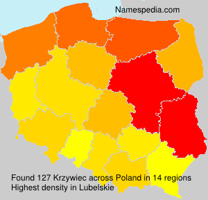 Surname Krzywiec in Poland Surname Krzywiec in Poland