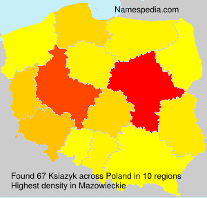 Surname Ksiazyk in Poland Surname Ksiazyk in Poland