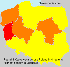 Surname Ksokowska in Poland Surname Ksokowska in Poland