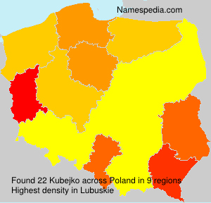 Surname Kubejko in Poland Surname Kubejko in Poland