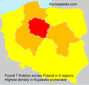 Surname Kubilus in Poland Surname Kubilus in Poland