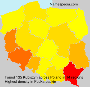 Surname Kubiszyn in Poland Surname Kubiszyn in Poland