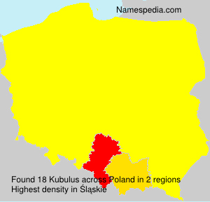 Surname Kubulus in Poland Surname Kubulus in Poland
