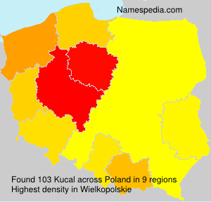 Surname Kucal in Poland Surname Kucal in Poland
