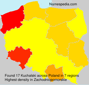 Surname Kuchalski in Poland Surname Kuchalski in Poland