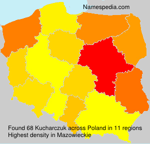 Surname Kucharczuk in Poland Surname Kucharczuk in Poland