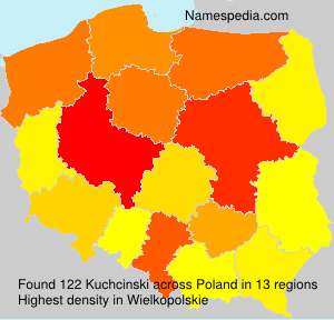 Surname Kuchcinski in Poland Surname Kuchcinski in Poland