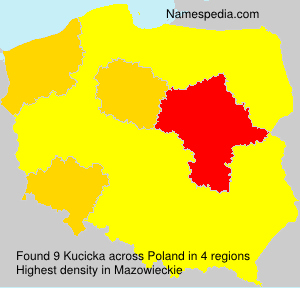 Surname Kucicka in Poland Surname Kucicka in Poland
