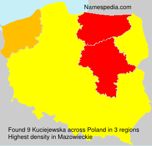 Surname Kuciejewska in Poland Surname Kuciejewska in Poland