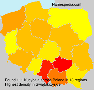 Surname Kucybala in Poland Surname Kucybala in Poland