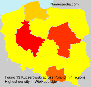 Surname Kuczerowski in Poland Surname Kuczerowski in Poland