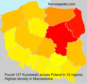 Surname Kuczewski in Poland Surname Kuczewski in Poland