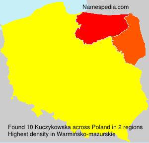 Surname Kuczykowska in Poland