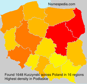 Surname Kuczynski in Poland Surname Kuczynski in Poland