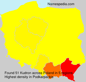 Surname Kudron in Poland Surname Kudron in Poland