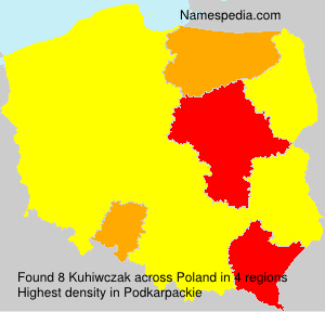 Surname Kuhiwczak in Poland Surname Kuhiwczak in Poland