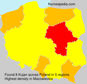Surname Kujan in Poland Surname Kujan in Poland