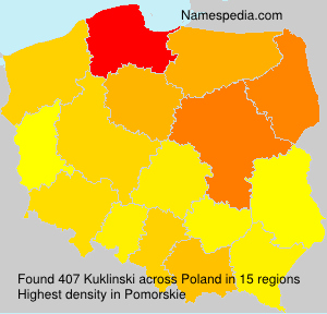 Surname Kuklinski in Poland Surname Kuklinski in Poland