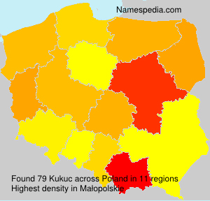 Surname Kukuc in Poland Surname Kukuc in Poland