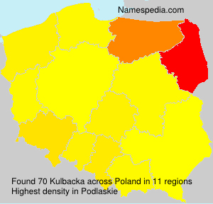 Surname Kulbacka in Poland Surname Kulbacka in Poland