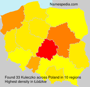 Surname Kuleczko in Poland Surname Kuleczko in Poland