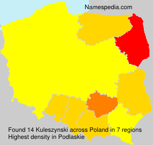 Surname Kuleszynski in Poland Surname Kuleszynski in Poland