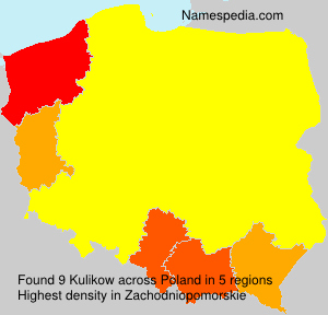 Surname Kulikow in Poland Surname Kulikow in Poland