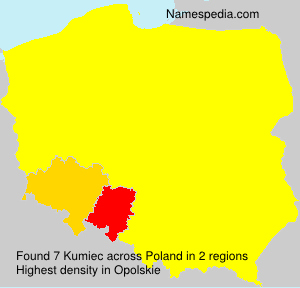 Surname Kumiec in Poland Surname Kumiec in Poland
