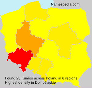 Surname Kumos in Poland Surname Kumos in Poland