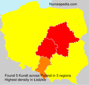 Surname Kundt in Poland Surname Kundt in Poland