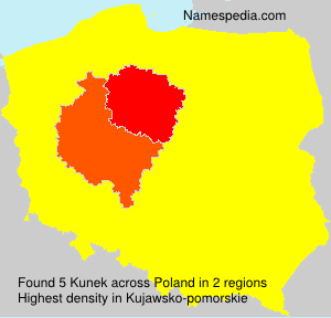 Surname Kunek in Poland Surname Kunek in Poland