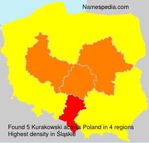 Surname Kurakowski in Poland Surname Kurakowski in Poland