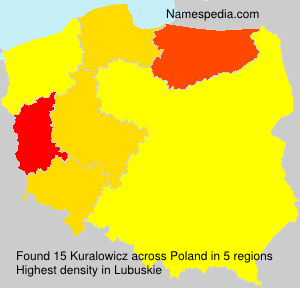 Surname Kuralowicz in Poland Surname Kuralowicz in Poland