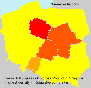 Surname Kuraszewski in Poland Surname Kuraszewski in Poland