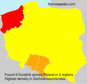 Surname Kuratnik in Poland Surname Kuratnik in Poland