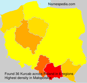 Surname Kurcab in Poland Surname Kurcab in Poland