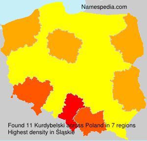Surname Kurdybelski in Poland Surname Kurdybelski in Poland
