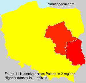Surname Kurlenko in Poland