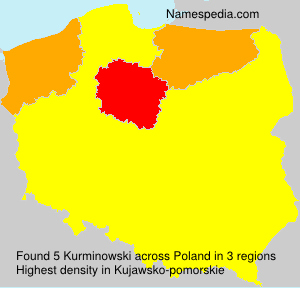 Surname Kurminowski in Poland Surname Kurminowski in Poland