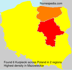 Surname Kurpiecki in Poland Surname Kurpiecki in Poland