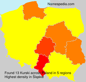 Surname Kurski in Poland Surname Kurski in Poland