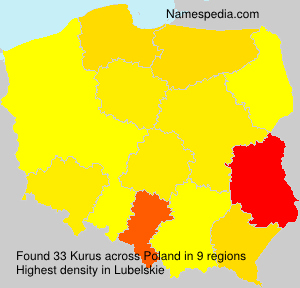 Surname Kurus in Poland Surname Kurus in Poland