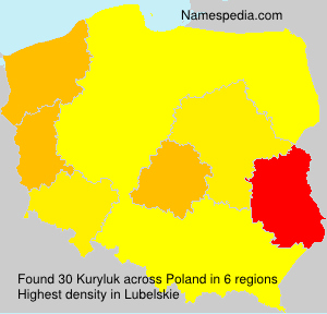 Surname Kuryluk in Poland Surname Kuryluk in Poland